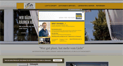 Desktop Screenshot of lichtundconcept.de